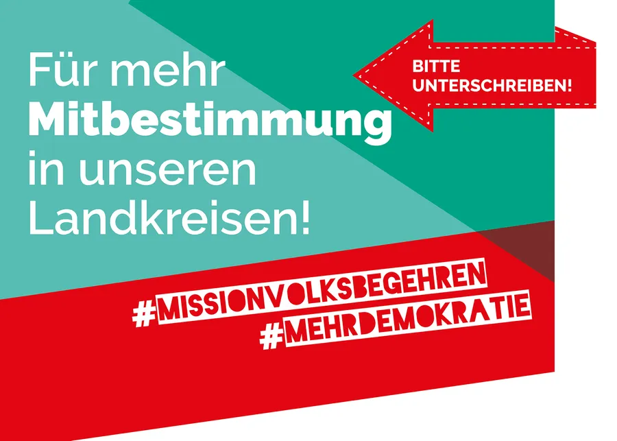 Für mehr Mitbestimmung in unseren Landkreisen!