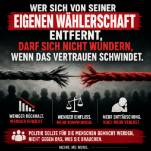 Weg vom Wähler